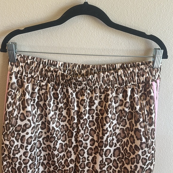 Lelis Collection Kellen Track Pant Leopard Print Pull On Womens Size Large - Picture 4 of 12